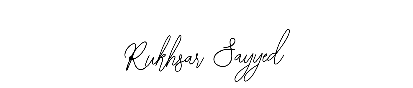 Make a beautiful signature design for name Rukhsar Sayyed. Use this online signature maker to create a handwritten signature for free. Rukhsar Sayyed signature style 12 images and pictures png