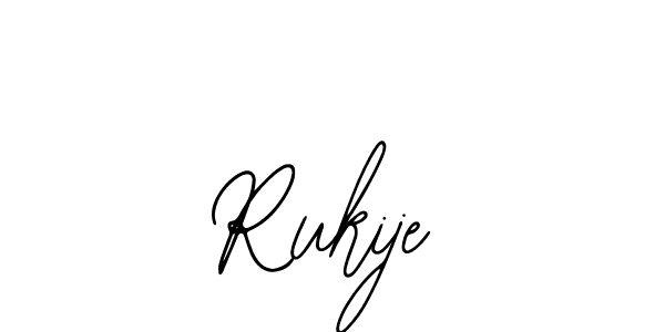 The best way (Bearetta-2O07w) to make a short signature is to pick only two or three words in your name. The name Rukije include a total of six letters. For converting this name. Rukije signature style 12 images and pictures png