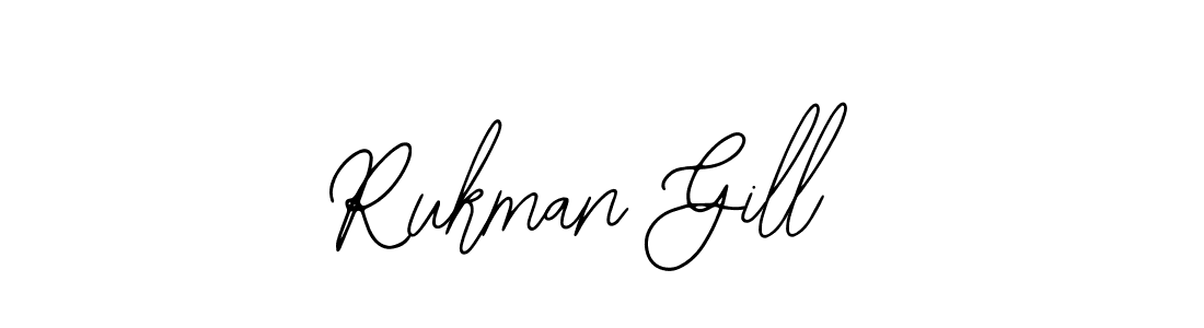 How to Draw Rukman Gill signature style? Bearetta-2O07w is a latest design signature styles for name Rukman Gill. Rukman Gill signature style 12 images and pictures png