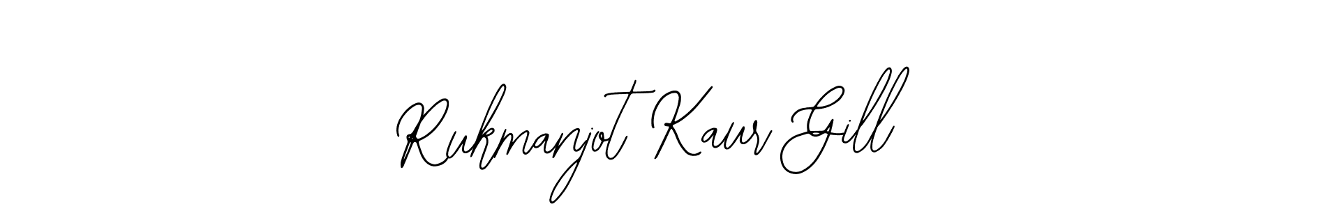 Similarly Bearetta-2O07w is the best handwritten signature design. Signature creator online .You can use it as an online autograph creator for name Rukmanjot Kaur Gill. Rukmanjot Kaur Gill signature style 12 images and pictures png