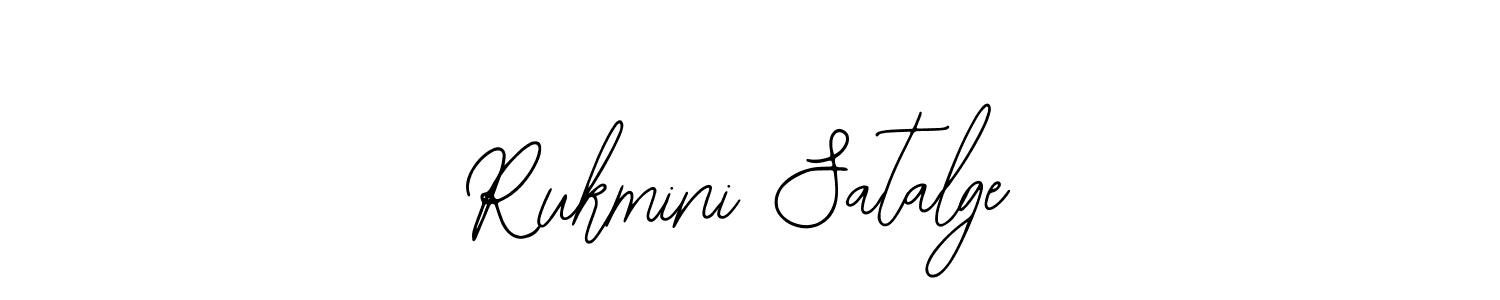 Create a beautiful signature design for name Rukmini Satalge. With this signature (Bearetta-2O07w) fonts, you can make a handwritten signature for free. Rukmini Satalge signature style 12 images and pictures png