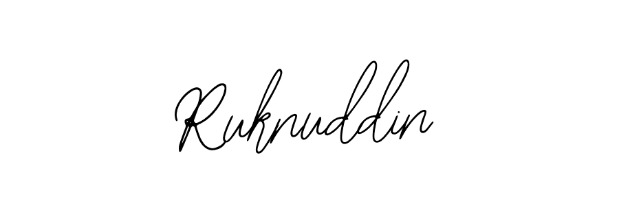 Make a beautiful signature design for name Ruknuddin. Use this online signature maker to create a handwritten signature for free. Ruknuddin signature style 12 images and pictures png