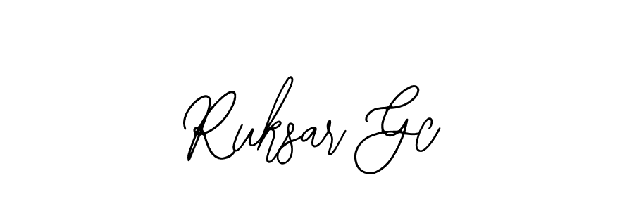 Make a beautiful signature design for name Ruksar Gc. Use this online signature maker to create a handwritten signature for free. Ruksar Gc signature style 12 images and pictures png