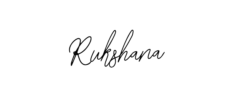 Also we have Rukshana name is the best signature style. Create professional handwritten signature collection using Bearetta-2O07w autograph style. Rukshana signature style 12 images and pictures png