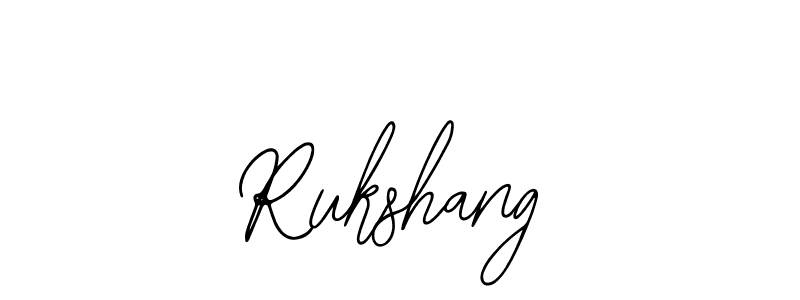 You should practise on your own different ways (Bearetta-2O07w) to write your name (Rukshang) in signature. don't let someone else do it for you. Rukshang signature style 12 images and pictures png