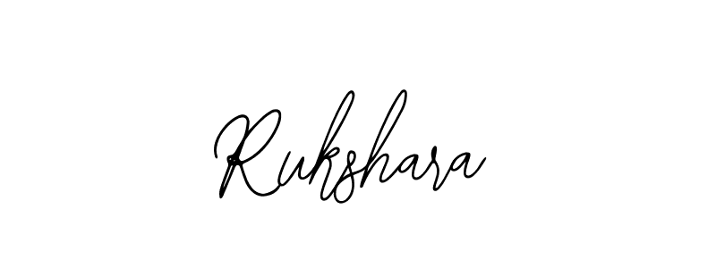 Design your own signature with our free online signature maker. With this signature software, you can create a handwritten (Bearetta-2O07w) signature for name Rukshara. Rukshara signature style 12 images and pictures png