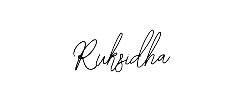 Make a beautiful signature design for name Ruksidha. Use this online signature maker to create a handwritten signature for free. Ruksidha signature style 12 images and pictures png