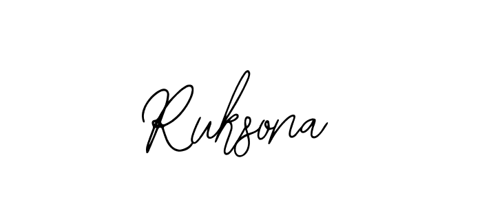 How to Draw Ruksona signature style? Bearetta-2O07w is a latest design signature styles for name Ruksona. Ruksona signature style 12 images and pictures png