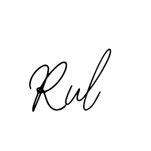 How to make Rul signature? Bearetta-2O07w is a professional autograph style. Create handwritten signature for Rul name. Rul signature style 12 images and pictures png