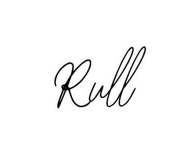 Use a signature maker to create a handwritten signature online. With this signature software, you can design (Bearetta-2O07w) your own signature for name Rull. Rull signature style 12 images and pictures png