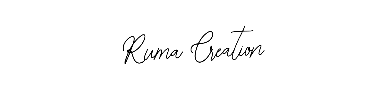 Also we have Ruma Creation name is the best signature style. Create professional handwritten signature collection using Bearetta-2O07w autograph style. Ruma Creation signature style 12 images and pictures png