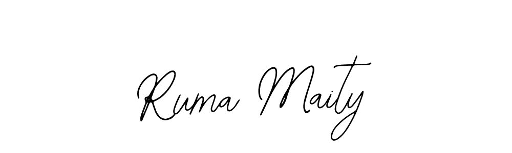 How to make Ruma Maity signature? Bearetta-2O07w is a professional autograph style. Create handwritten signature for Ruma Maity name. Ruma Maity signature style 12 images and pictures png
