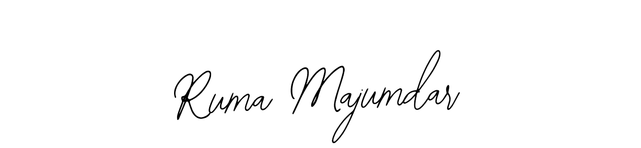 This is the best signature style for the Ruma Majumdar name. Also you like these signature font (Bearetta-2O07w). Mix name signature. Ruma Majumdar signature style 12 images and pictures png