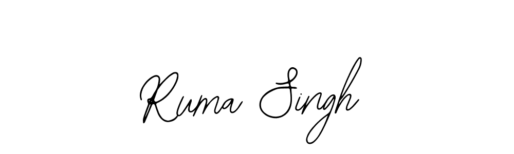 Design your own signature with our free online signature maker. With this signature software, you can create a handwritten (Bearetta-2O07w) signature for name Ruma Singh. Ruma Singh signature style 12 images and pictures png