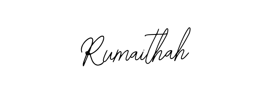 You should practise on your own different ways (Bearetta-2O07w) to write your name (Rumaithah) in signature. don't let someone else do it for you. Rumaithah signature style 12 images and pictures png