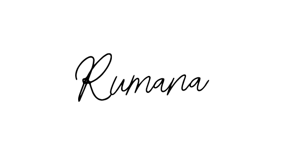 The best way (Bearetta-2O07w) to make a short signature is to pick only two or three words in your name. The name Rumana include a total of six letters. For converting this name. Rumana signature style 12 images and pictures png