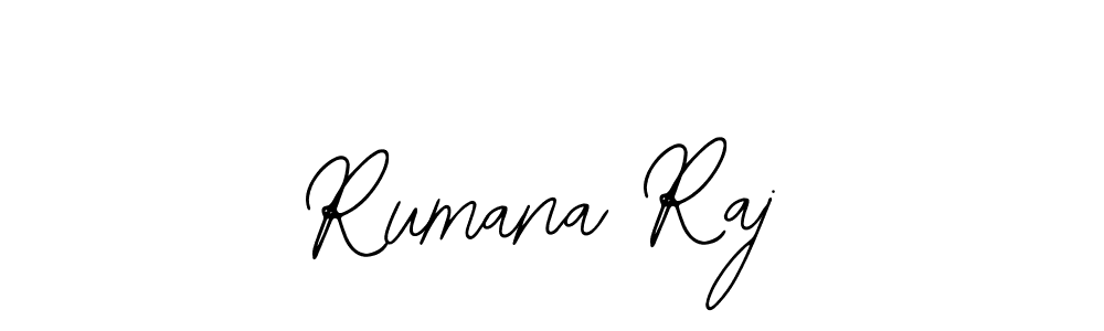 Design your own signature with our free online signature maker. With this signature software, you can create a handwritten (Bearetta-2O07w) signature for name Rumana Raj. Rumana Raj signature style 12 images and pictures png