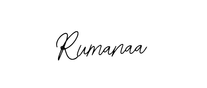 The best way (Bearetta-2O07w) to make a short signature is to pick only two or three words in your name. The name Rumanaa include a total of six letters. For converting this name. Rumanaa signature style 12 images and pictures png