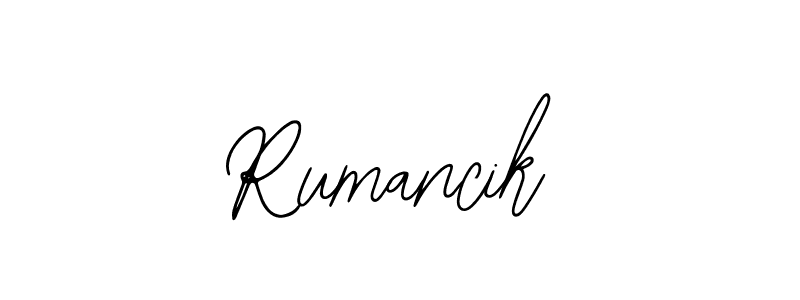 The best way (Bearetta-2O07w) to make a short signature is to pick only two or three words in your name. The name Rumancik include a total of six letters. For converting this name. Rumancik signature style 12 images and pictures png