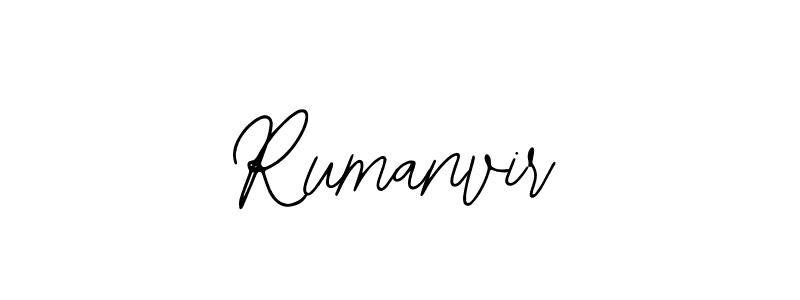 You should practise on your own different ways (Bearetta-2O07w) to write your name (Rumanvir) in signature. don't let someone else do it for you. Rumanvir signature style 12 images and pictures png