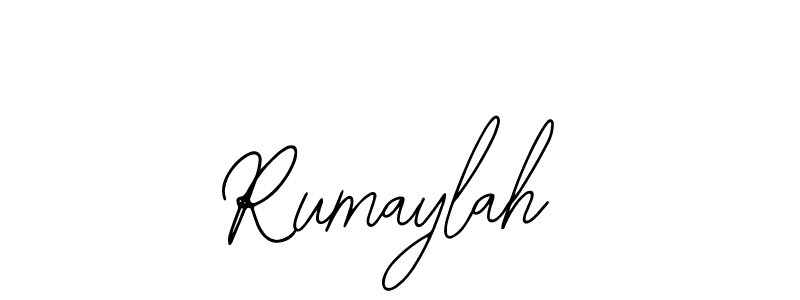Rumaylah stylish signature style. Best Handwritten Sign (Bearetta-2O07w) for my name. Handwritten Signature Collection Ideas for my name Rumaylah. Rumaylah signature style 12 images and pictures png