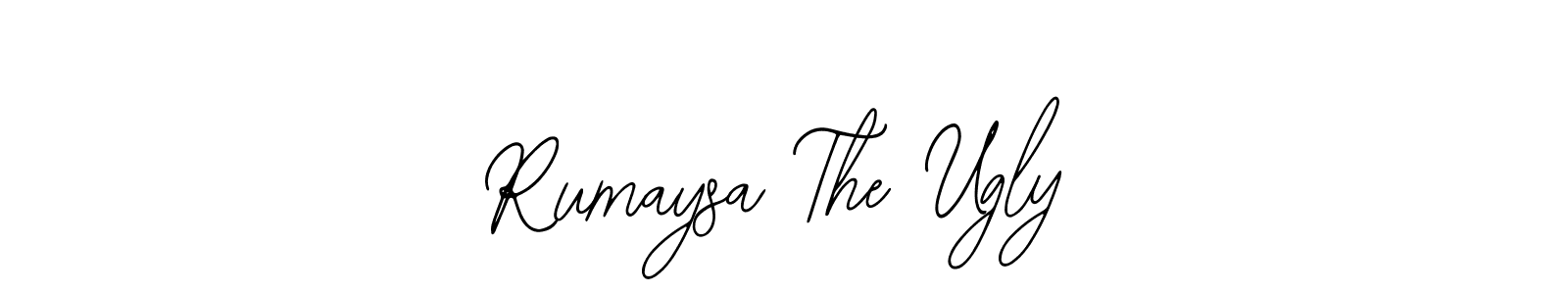 How to Draw Rumaysa The Ugly signature style? Bearetta-2O07w is a latest design signature styles for name Rumaysa The Ugly. Rumaysa The Ugly signature style 12 images and pictures png