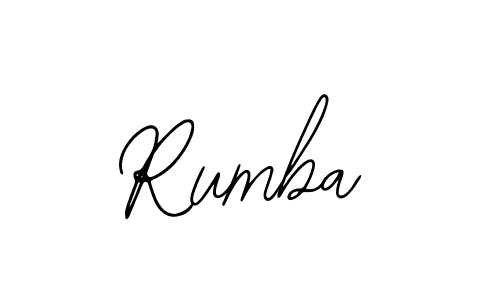 Use a signature maker to create a handwritten signature online. With this signature software, you can design (Bearetta-2O07w) your own signature for name Rumba. Rumba signature style 12 images and pictures png