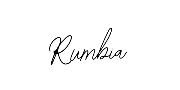 Create a beautiful signature design for name Rumbia. With this signature (Bearetta-2O07w) fonts, you can make a handwritten signature for free. Rumbia signature style 12 images and pictures png