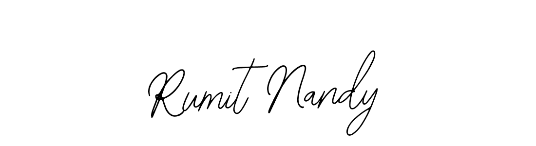 if you are searching for the best signature style for your name Rumit Nandy. so please give up your signature search. here we have designed multiple signature styles  using Bearetta-2O07w. Rumit Nandy signature style 12 images and pictures png