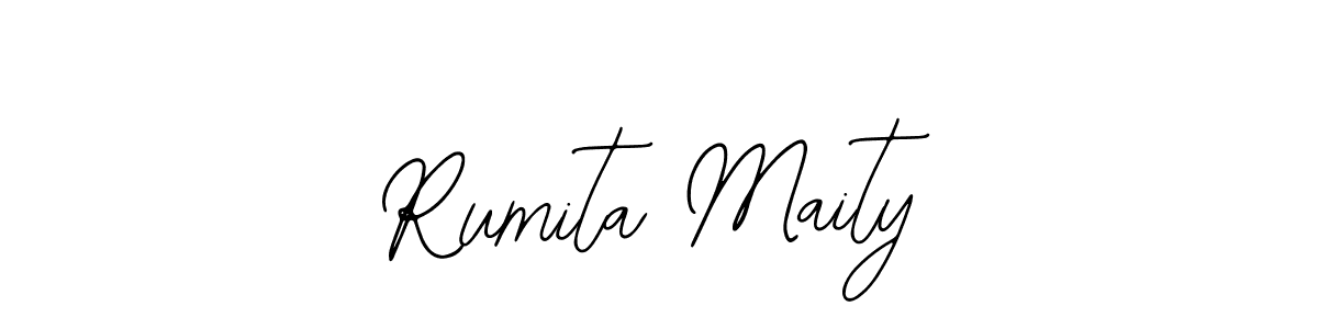 Make a short Rumita Maity signature style. Manage your documents anywhere anytime using Bearetta-2O07w. Create and add eSignatures, submit forms, share and send files easily. Rumita Maity signature style 12 images and pictures png