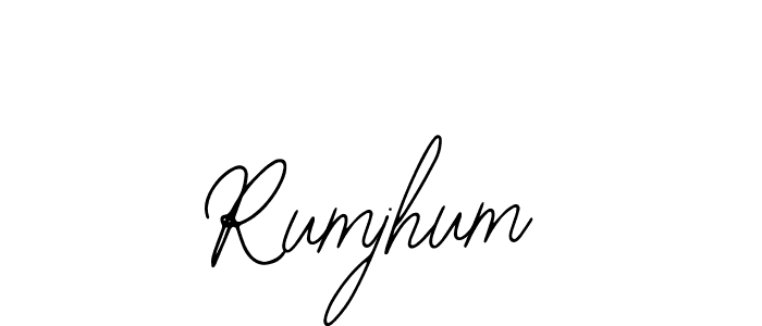 Similarly Bearetta-2O07w is the best handwritten signature design. Signature creator online .You can use it as an online autograph creator for name Rumjhum. Rumjhum signature style 12 images and pictures png