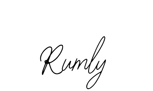 Create a beautiful signature design for name Rumly. With this signature (Bearetta-2O07w) fonts, you can make a handwritten signature for free. Rumly signature style 12 images and pictures png