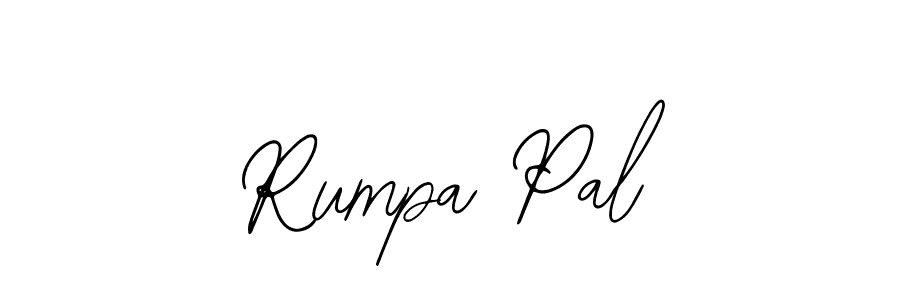 Create a beautiful signature design for name Rumpa Pal. With this signature (Bearetta-2O07w) fonts, you can make a handwritten signature for free. Rumpa Pal signature style 12 images and pictures png