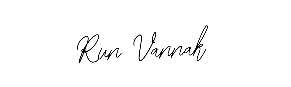 Make a beautiful signature design for name Run Vannak. With this signature (Bearetta-2O07w) style, you can create a handwritten signature for free. Run Vannak signature style 12 images and pictures png