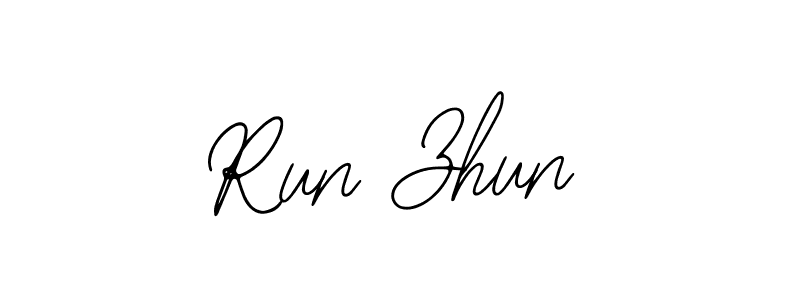 Use a signature maker to create a handwritten signature online. With this signature software, you can design (Bearetta-2O07w) your own signature for name Run Zhun. Run Zhun signature style 12 images and pictures png