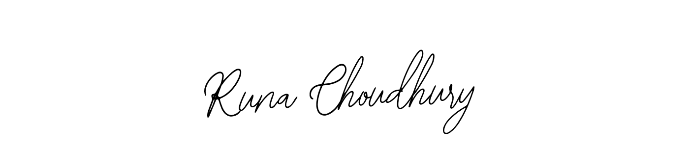 Runa Choudhury stylish signature style. Best Handwritten Sign (Bearetta-2O07w) for my name. Handwritten Signature Collection Ideas for my name Runa Choudhury. Runa Choudhury signature style 12 images and pictures png