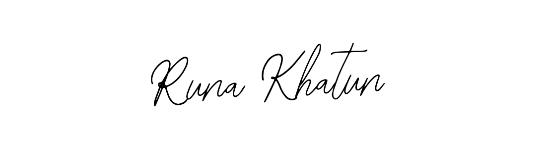 Create a beautiful signature design for name Runa Khatun. With this signature (Bearetta-2O07w) fonts, you can make a handwritten signature for free. Runa Khatun signature style 12 images and pictures png