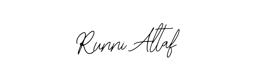 Also we have Runni Altaf name is the best signature style. Create professional handwritten signature collection using Bearetta-2O07w autograph style. Runni Altaf signature style 12 images and pictures png