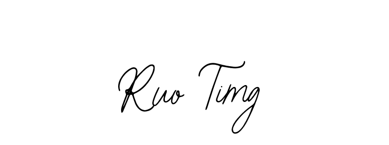Use a signature maker to create a handwritten signature online. With this signature software, you can design (Bearetta-2O07w) your own signature for name Ruo Timg. Ruo Timg signature style 12 images and pictures png