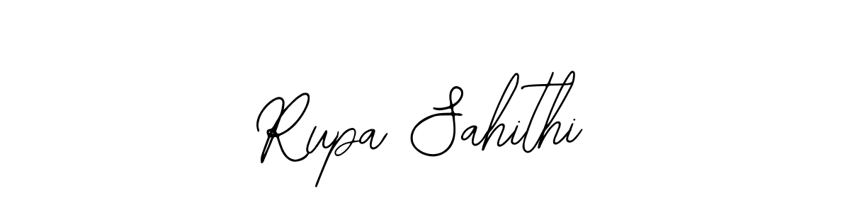 Use a signature maker to create a handwritten signature online. With this signature software, you can design (Bearetta-2O07w) your own signature for name Rupa Sahithi. Rupa Sahithi signature style 12 images and pictures png
