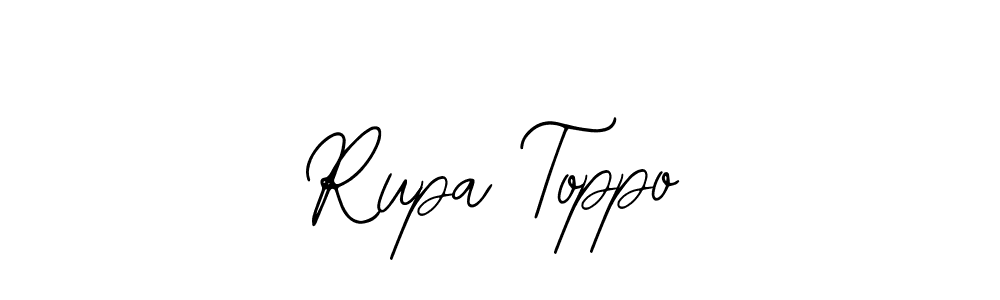 if you are searching for the best signature style for your name Rupa Toppo. so please give up your signature search. here we have designed multiple signature styles  using Bearetta-2O07w. Rupa Toppo signature style 12 images and pictures png