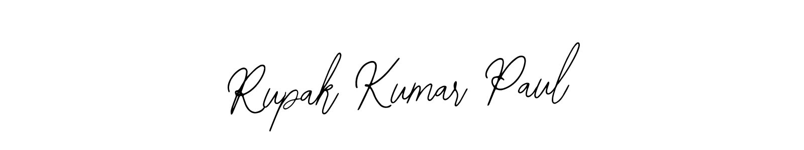 You should practise on your own different ways (Bearetta-2O07w) to write your name (Rupak Kumar Paul) in signature. don't let someone else do it for you. Rupak Kumar Paul signature style 12 images and pictures png