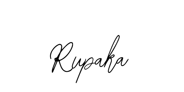 Use a signature maker to create a handwritten signature online. With this signature software, you can design (Bearetta-2O07w) your own signature for name Rupaka. Rupaka signature style 12 images and pictures png