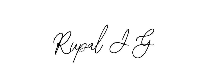 Similarly Bearetta-2O07w is the best handwritten signature design. Signature creator online .You can use it as an online autograph creator for name Rupal J G. Rupal J G signature style 12 images and pictures png