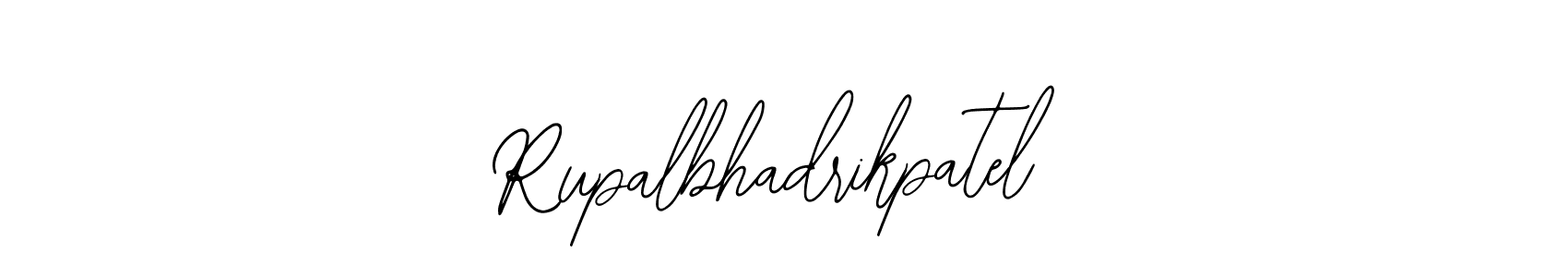 Make a beautiful signature design for name Rupalbhadrikpatel. With this signature (Bearetta-2O07w) style, you can create a handwritten signature for free. Rupalbhadrikpatel signature style 12 images and pictures png