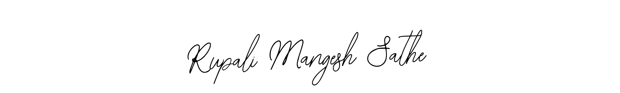 It looks lik you need a new signature style for name Rupali Mangesh Sathe. Design unique handwritten (Bearetta-2O07w) signature with our free signature maker in just a few clicks. Rupali Mangesh Sathe signature style 12 images and pictures png