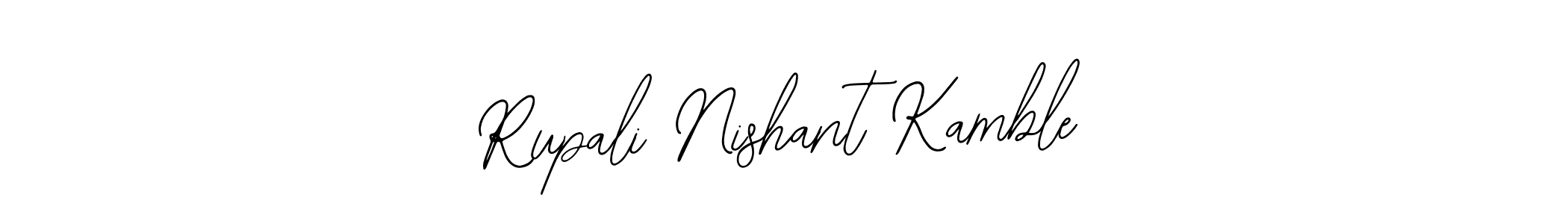 if you are searching for the best signature style for your name Rupali Nishant Kamble. so please give up your signature search. here we have designed multiple signature styles  using Bearetta-2O07w. Rupali Nishant Kamble signature style 12 images and pictures png