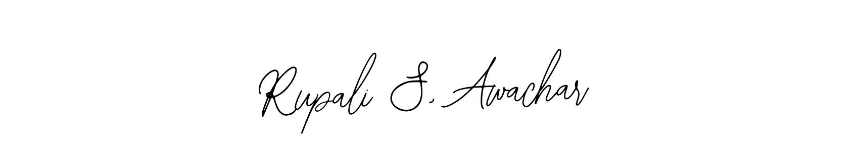 Rupali S, Awachar stylish signature style. Best Handwritten Sign (Bearetta-2O07w) for my name. Handwritten Signature Collection Ideas for my name Rupali S, Awachar. Rupali S, Awachar signature style 12 images and pictures png