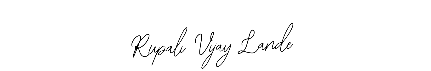 You can use this online signature creator to create a handwritten signature for the name Rupali Vijay Lande. This is the best online autograph maker. Rupali Vijay Lande signature style 12 images and pictures png