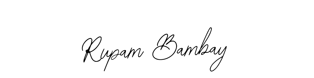 if you are searching for the best signature style for your name Rupam Bambay. so please give up your signature search. here we have designed multiple signature styles  using Bearetta-2O07w. Rupam Bambay signature style 12 images and pictures png